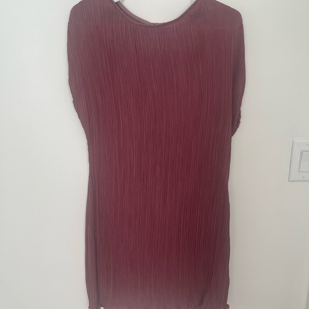 Madewell Burgundy Midi Dress
